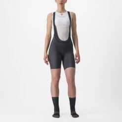 Castelli Prima Bibshort Donkergrijs Dames