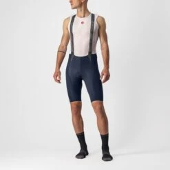 Castelli Free Aero RC Bibshort Blauw Heren