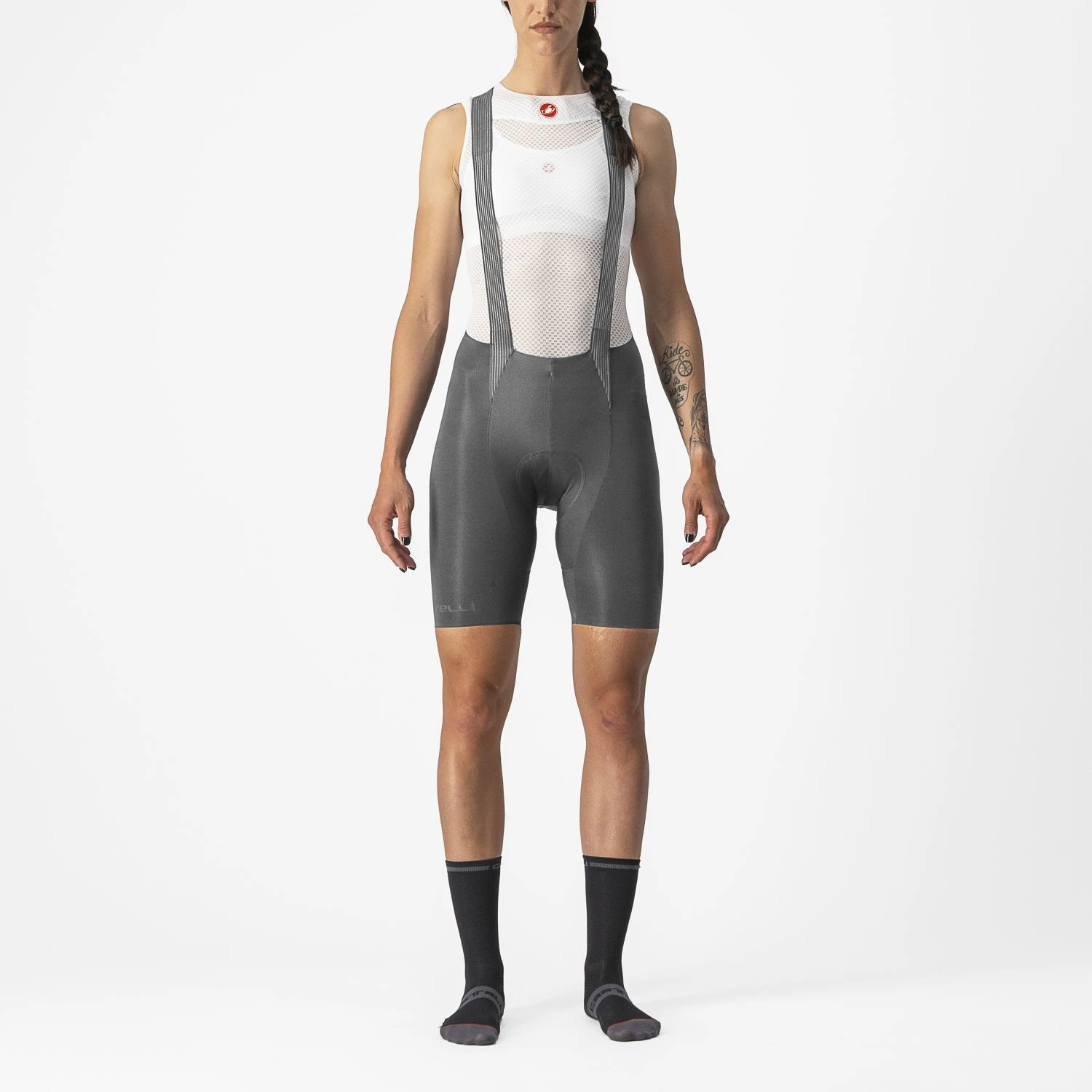 Castelli Free Aero RC Bibshort Grijs Dames