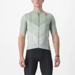 Castelli Endurance Pro Korte Mouw Fietsshirt Groen Heren