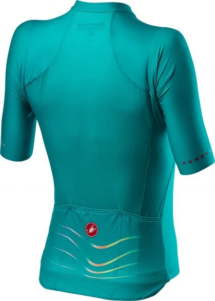 Castelli Aero Pro W FZ SS Shirt Turquoise Dames 4 Castelli Aero Pro W FZ SS Shirt Turquoise Dames - Afbeelding 2
