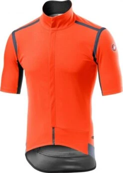Castelli Gabba RoS Korte Mouw Fietsshirt Oranje Heren