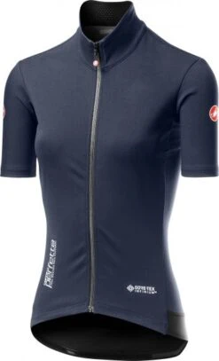 Castelli Perfetto RoS W Light Korte Mouw Fietsshirt Dark Steel Blauw Dames