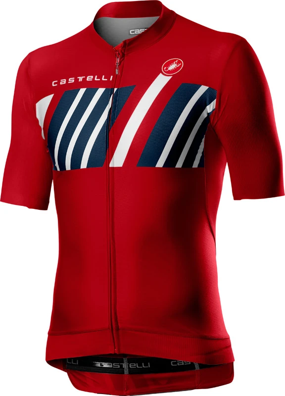 Castelli Hors Categorie Korte Mouw Fietsshirt Rood Heren 3 Castelli Hors Categorie Korte Mouw Fietsshirt Rood Heren