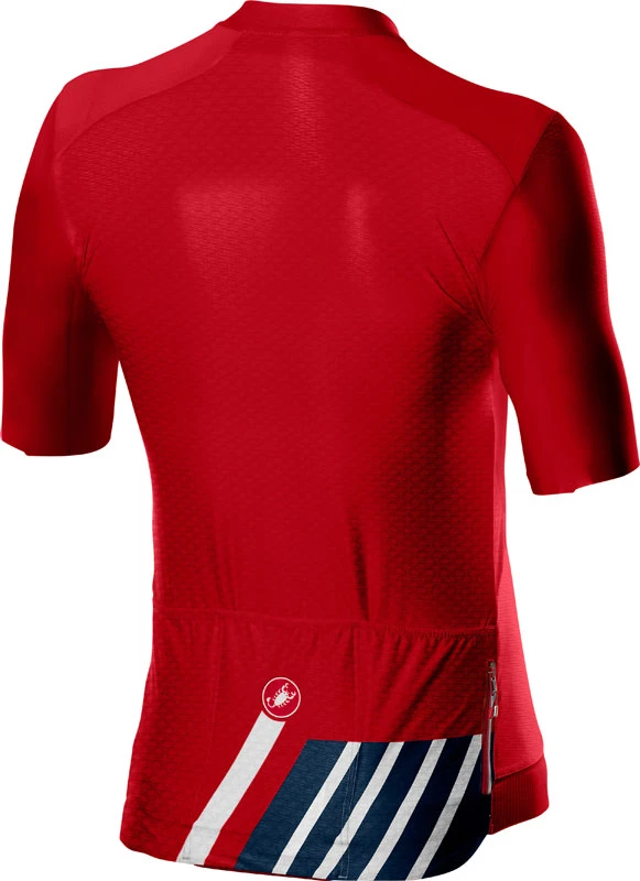 Castelli Hors Categorie Korte Mouw Fietsshirt Rood Heren 4 Castelli Hors Categorie Korte Mouw Fietsshirt Rood Heren - Afbeelding 2