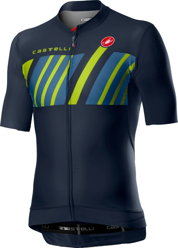Castelli Hors Categorie Korte Mouw Fietsshirt Donkerblauw Heren 3 Castelli Hors Categorie Korte Mouw Fietsshirt Donkerblauw Heren