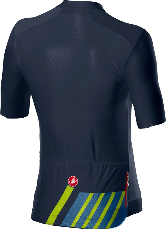 Castelli Hors Categorie Korte Mouw Fietsshirt Donkerblauw Heren 4 Castelli Hors Categorie Korte Mouw Fietsshirt Donkerblauw Heren - Afbeelding 2