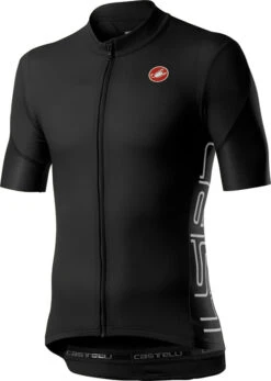 Castelli Entrata V Korte Mouw Fietsshirt Zwart Heren