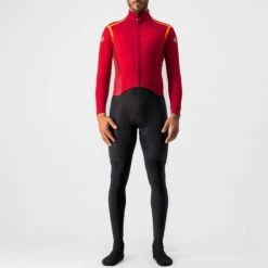 Castelli Sanremo RoS Thermosuit Rood/zwart Heren