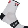 Castelli Rosso Corsa 9 Fietssokken Wit Heren 2 Castelli Rosso Corsa 9 Fietssokken Wit Heren -Castelli 4517034 001
