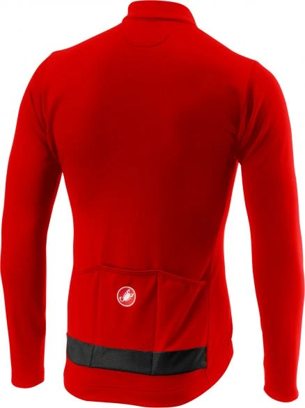 Castelli Puro 3 Lange Mouw Fietsshirt Rood Heren 4 Castelli Puro 3 Lange Mouw Fietsshirt Rood Heren - Afbeelding 2