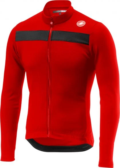 Castelli Puro 3 Lange Mouw Fietsshirt Rood Heren 3 Castelli Puro 3 Lange Mouw Fietsshirt Rood Heren
