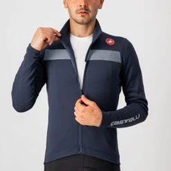 Castelli Puro 3 Lange Mouw Fietsshirt Blauw Heren -Castelli 4518511 414 04