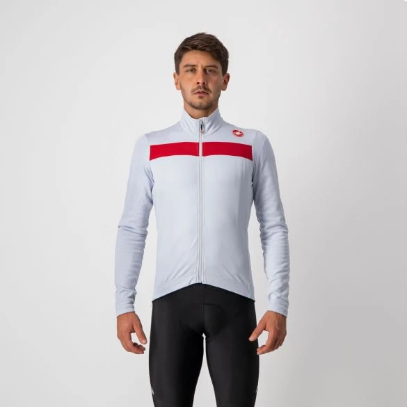 Castelli Puro 3 Lange Mouw Fietsshirt Zilvergrijs Heren 4 Castelli Puro 3 Lange Mouw Fietsshirt Zilvergrijs Heren - Afbeelding 2