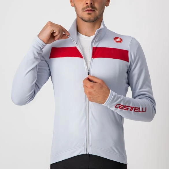 Castelli Puro 3 Lange Mouw Fietsshirt Zilvergrijs Heren 7 Castelli Puro 3 Lange Mouw Fietsshirt Zilvergrijs Heren - Afbeelding 5