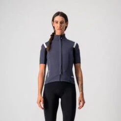Castelli Gabba RoS W Korte Mouw Fietsshirt Donkerblauw Dames