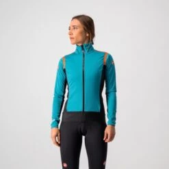Castelli Alpha RoS 2 Light Fietsjack Lichtblauw Dames