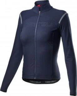 Castelli Tutto Nano RoS Fietsshirt Lange Mouw Blauw Dames