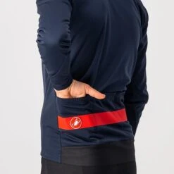 Castelli Raddoppia 3 Fietsjack Savile Blauw Heren -Castelli 4521503 414 03