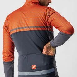 Castelli Finestre Lange Mouwen Fietsjack Vuurrood Heren -Castelli 4521505 030 05