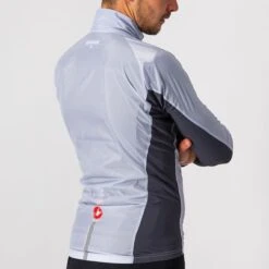Castelli Squadra Stretch Fietsjack Zilvergrijs Heren -Castelli 4521511 870 05
