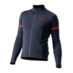 Castelli Fondo 2 Lange Mouw Fietsshirt Blauw Heren
