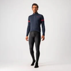 Castelli Fondo 2 Lange Mouw Fietsshirt Blauw Heren -Castelli 4521513 414 05