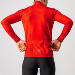 Castelli Pericolo Lange Mouw Fietsshirt Rood Heren -Castelli 4521514 023 03
