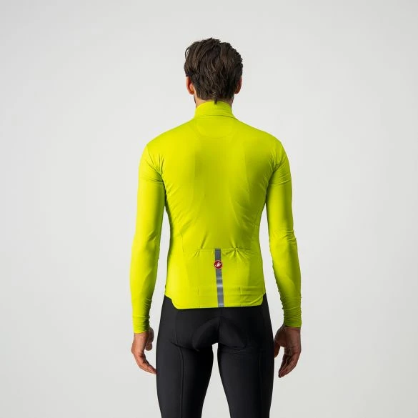 Castelli Pro Thermal Mid Lange Mouw Fietsshirt Geel Heren 4 Castelli Pro Thermal Mid Lange Mouw Fietsshirt Geel Heren - Afbeelding 2