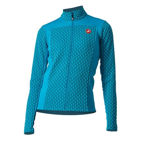 Castelli Sfida 2 Fietsshirt Lange Mouw Blauw Dames 3 Castelli Sfida 2 Fietsshirt Lange Mouw Blauw Dames