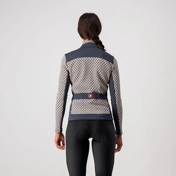 Castelli Sfida 2 Fietsshirt Lange Mouw Lichtroze/blauw Dames 4 Castelli Sfida 2 Fietsshirt Lange Mouw Lichtroze/blauw Dames - Afbeelding 2