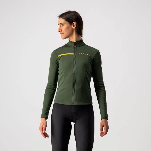 Castelli Sinergia 2 Fietsshirt Lange Mouw Groen Dames 4 Castelli Sinergia 2 Fietsshirt Lange Mouw Groen Dames - Afbeelding 2