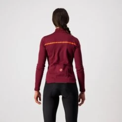 Castelli Sinergia 2 Fietsshirt Lange Mouw Bordeaux Rood Dames -Castelli 4521531 421 02