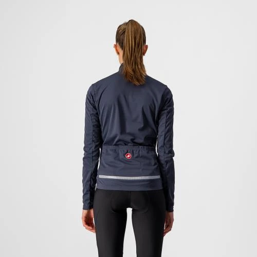 Castelli GO Fietsjack Donker Blauw Dames 4 Castelli GO Fietsjack Donker Blauw Dames - Afbeelding 2