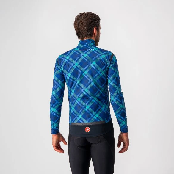Castelli Perfetto RoS Lange Mouw Fietsjack Blauw/groen Heren 4 Castelli Perfetto RoS Lange Mouw Fietsjack Blauw/groen Heren - Afbeelding 2