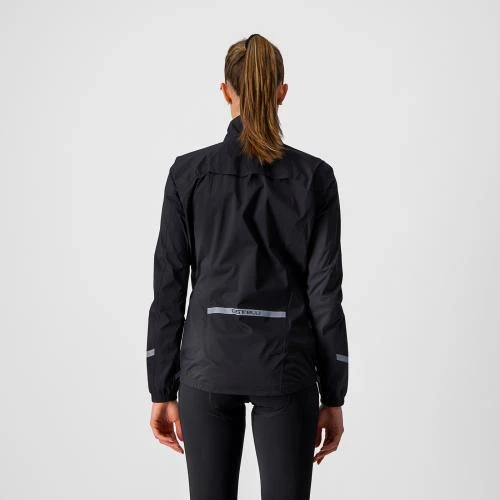 Castelli Emergency 2 Regenjack Zwart Dames 4 Castelli Emergency 2 Regenjack Zwart Dames - Afbeelding 2
