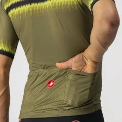 Castelli Grimpeur Korte Mouw Fietsshirt Groen Heren -Castelli caastelli grimeur heren fietshirt 22020 1