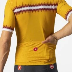 Castelli Grimpeur Korte Mouw Fietsshirt Geel Heren 8 Castelli Grimpeur Korte Mouw Fietsshirt Geel Heren -Castelli caastelli grimeur heren fietshirt 22020 11