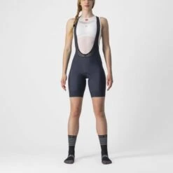 Castelli Prima Bibshort Blauw Dames