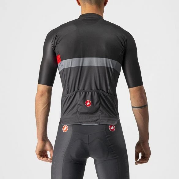 Castelli A Blocco Fietsshirt Korte Mouw Zwart Heren 4 Castelli A Blocco Fietsshirt Korte Mouw Zwart Heren - Afbeelding 2