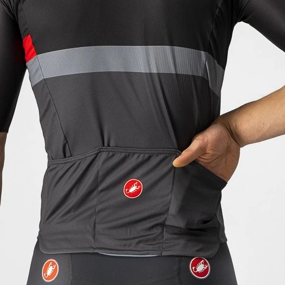 Castelli A Blocco Fietsshirt Korte Mouw Zwart Heren 6 Castelli A Blocco Fietsshirt Korte Mouw Zwart Heren - Afbeelding 4