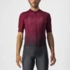Castelli A Tutta Korte Mouw Fietsshirt Bordeaux Rood Heren