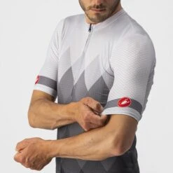 Castelli A Tutta Korte Mouw Fietsshirt Zilvergrijs Heren -Castelli castelli a tutta fietshirt heren zilvergrijs 22019 870 03