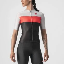 Castelli Aero Pro W Fietsshirt Korte Mouw Zwart Dames