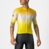 Castelli Aero Race 6.0 Korte Mouw Fietsshirt Geel Heren