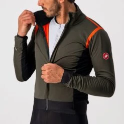 Castelli Alpha RoS 2 Fietsjack Groen Heren -Castelli castelli alpha ros 2 fietsjack heren groen 4520502 075 05