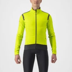 Castelli Alpha RoS 2 Light Fietsjack Groen/geel Heren