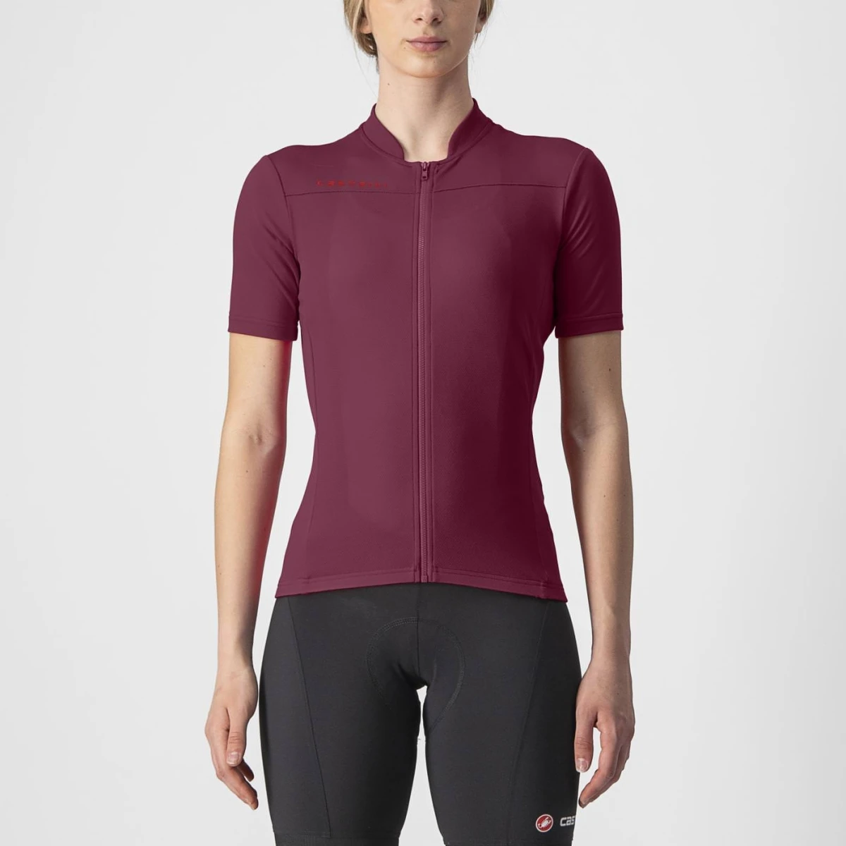 Castelli Anima 3 Korte Mouw Fietsshirt Rood Dames 3 Castelli Anima 3 Korte Mouw Fietsshirt Rood Dames