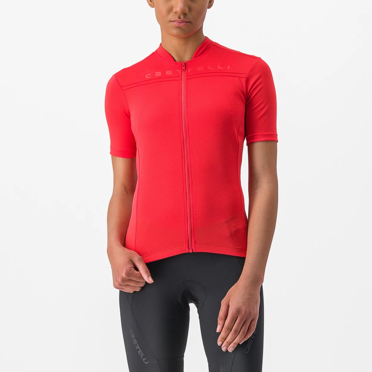 Castelli Anima 4 Fietsshirt Korte Mouw Rood Dames 3 Castelli Anima 4 Fietsshirt Korte Mouw Rood Dames