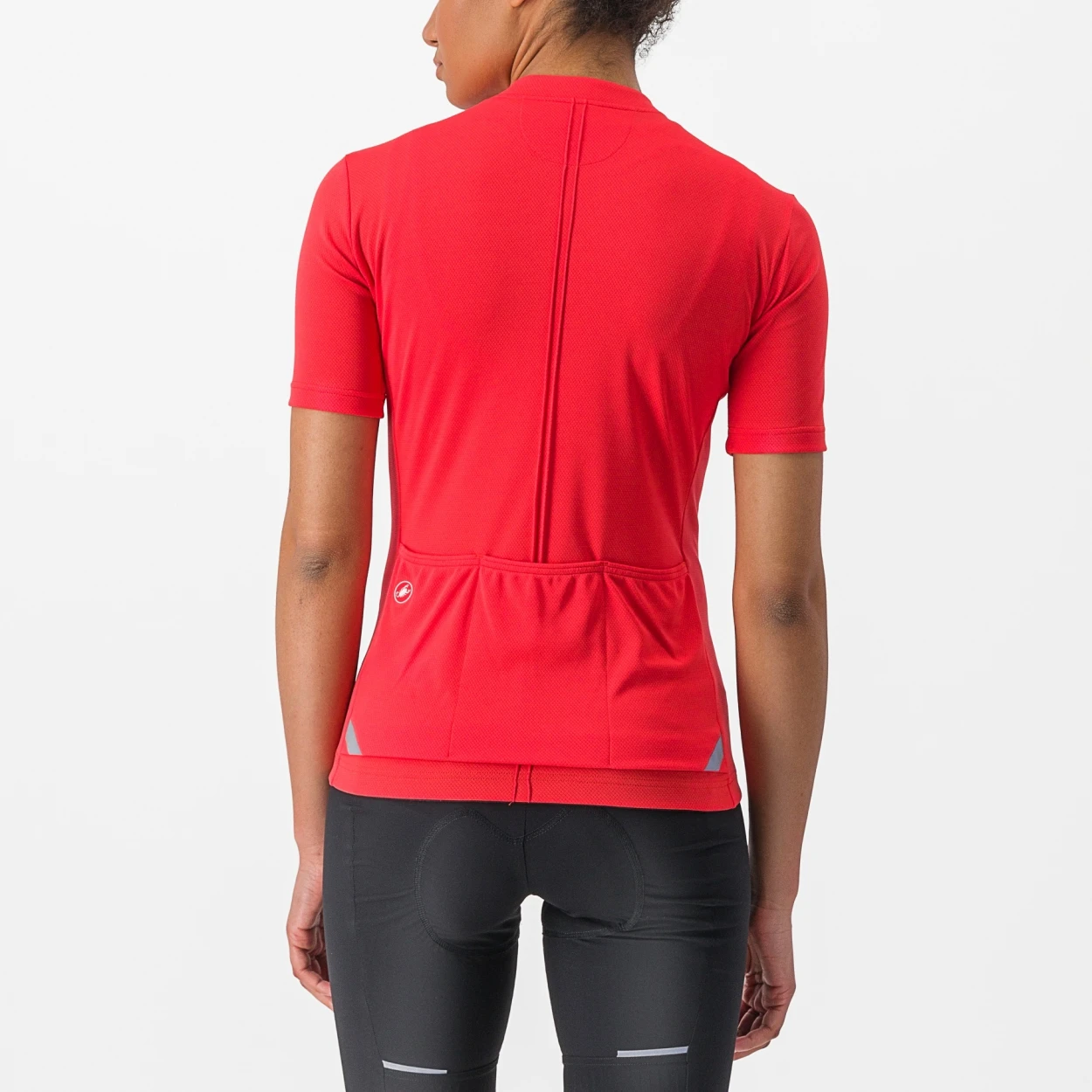 Castelli Anima 4 Fietsshirt Korte Mouw Rood Dames 4 Castelli Anima 4 Fietsshirt Korte Mouw Rood Dames - Afbeelding 2